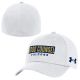 UA GC Blitzing Stretch Fit Hat (WHITE)