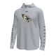 UA Long Sleeve hooded Tech Tee (grey)