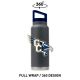 Gametime water bottle,40 oz gray