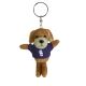 Plush Dog on a Key Clip