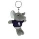 Plush Elephant on a Key Clip
