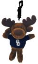 Plush moose on a Key Clip