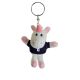Plush Unicorn on a Key Clip